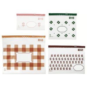 پک 80 عددی زیپ کیپ ایکیا مدل IKEA KOSSEBAR